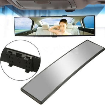 30 см широка извивка, изпъкнала вътрешна щипка за панорамно огледало за обратно виждане Универсално ABS пластмасово стъкло Защитна защита Автомобилни продукти