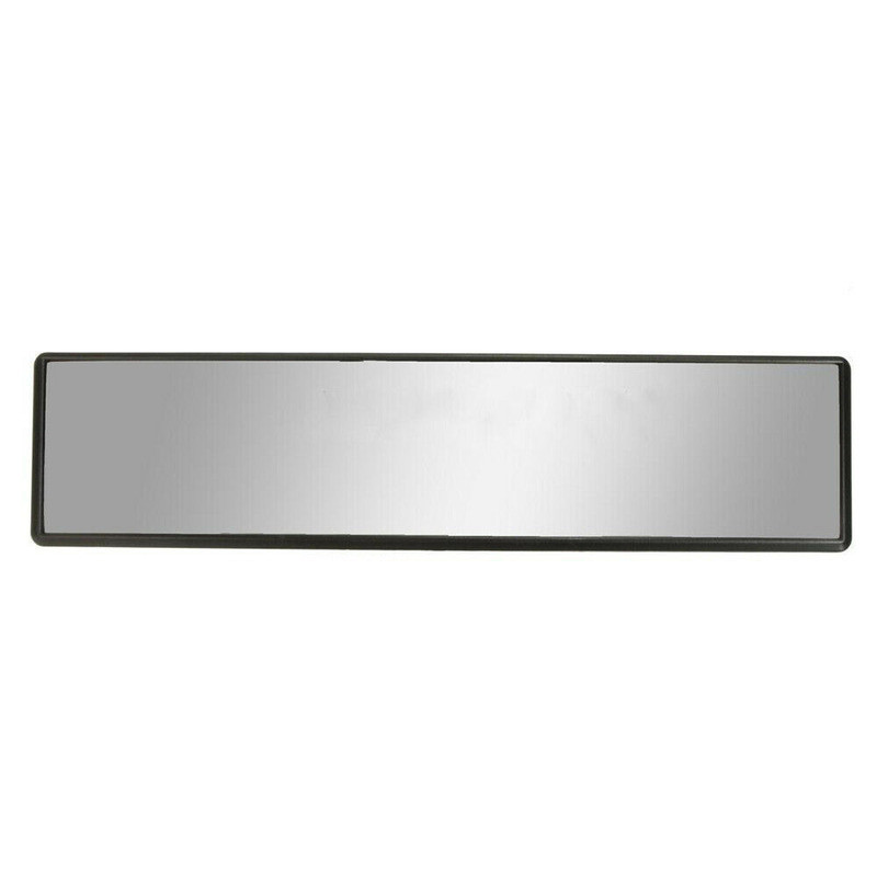 30 cm plats izliekts, izliekts iekšējais klips uz panorāmas atpakaļskata spoguļa Universāls ABS plastmasas stikls Drošības aizsardzība automašīnu izstrādājumi