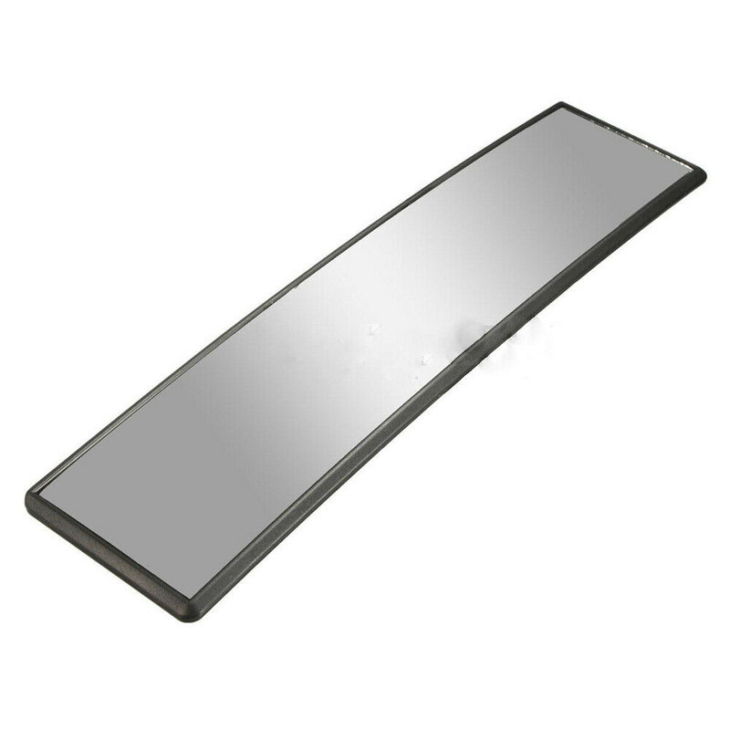 30 cm plats izliekts, izliekts iekšējais klips uz panorāmas atpakaļskata spoguļa Universāls ABS plastmasas stikls Drošības aizsardzība automašīnu izstrādājumi