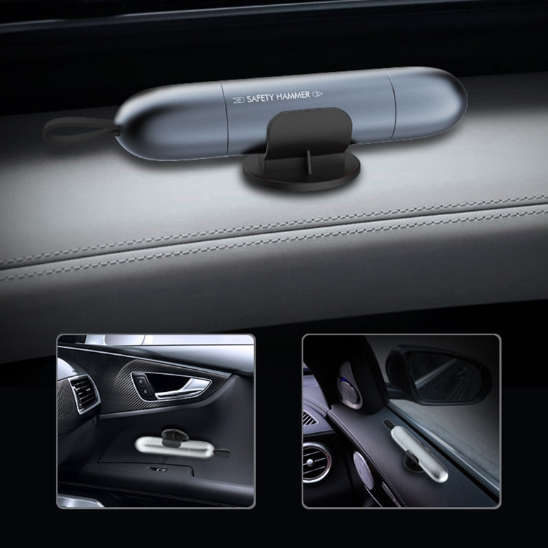 Automašīnas drošības āmurs Mini drošs avārijas āmurs pašaizsardzības rīks stikla izsitēja avārijas evakuācijas rīks