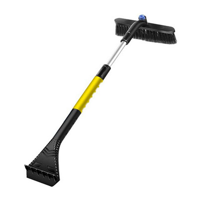 Pikendatav jääkaabitsa lumehari Eemaldatav lumeeemaldustööriist vahukäepidemega 360° pööratava harjapeaga lumekaabits auto jaoks