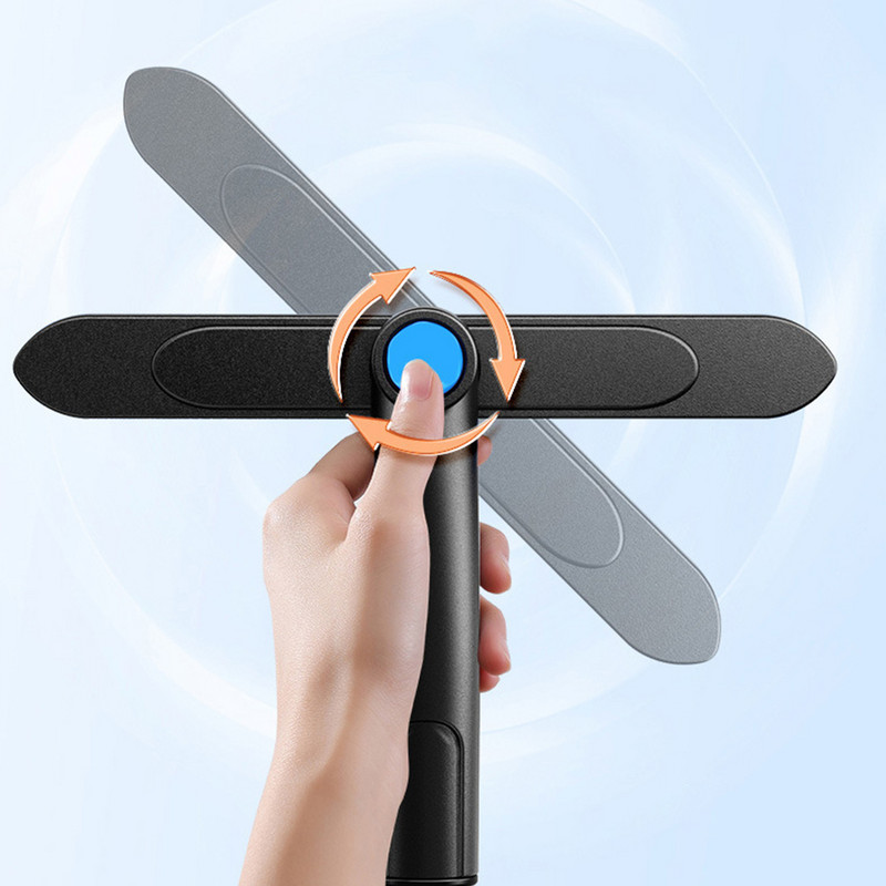 Pikendatav jääkaabitsa lumehari Eemaldatav lumeeemaldustööriist vahukäepidemega 360° pööratava harjapeaga lumekaabits auto jaoks