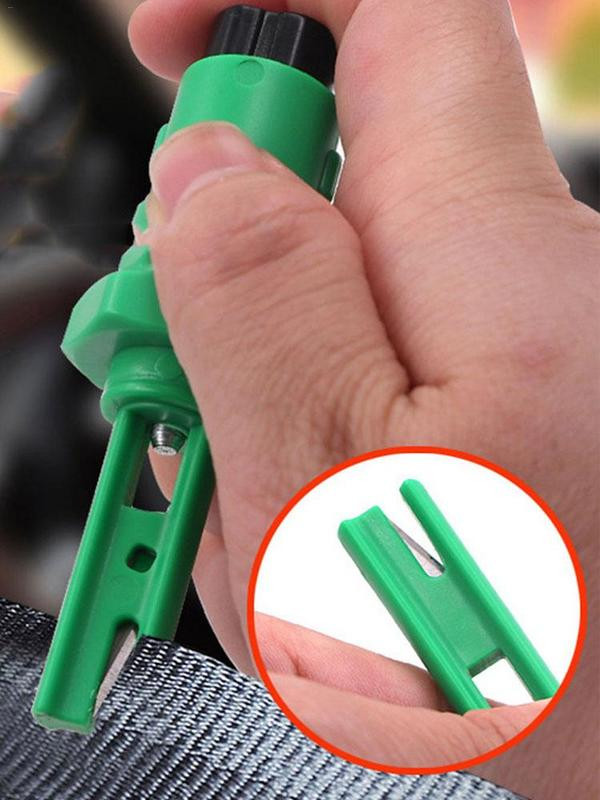 Escape Hammer automobilio pabėgimo įrankis su saugos diržo pjaustytuvu Automobilio saugos plaktuko pabėgimo įrankis su saugos diržo pjaustytuvu ir automobilio lango daužikliu