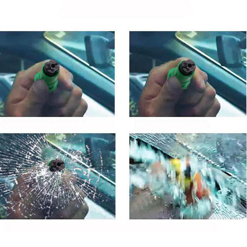 Escape Hammer automobilio pabėgimo įrankis su saugos diržo pjaustytuvu Automobilio saugos plaktuko pabėgimo įrankis su saugos diržo pjaustytuvu ir automobilio lango daužikliu