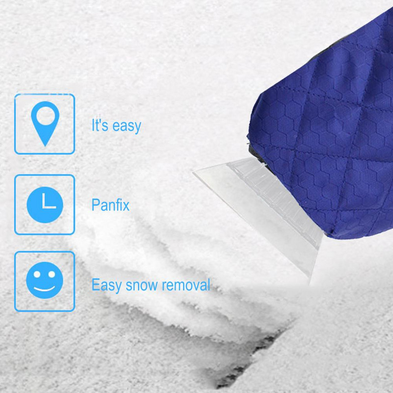 Veekindel soe jää-lume pakaseeemaldaja labidakinnas auto esiklaasi aknale