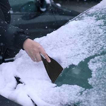 Ice Window Scraper Αντιολισθητικό και ανθεκτικό Mini Car Snow Shovel Ανθεκτικές και άφθαρτες ξύστρες πάγου για παρμπρίζ αυτοκινήτου