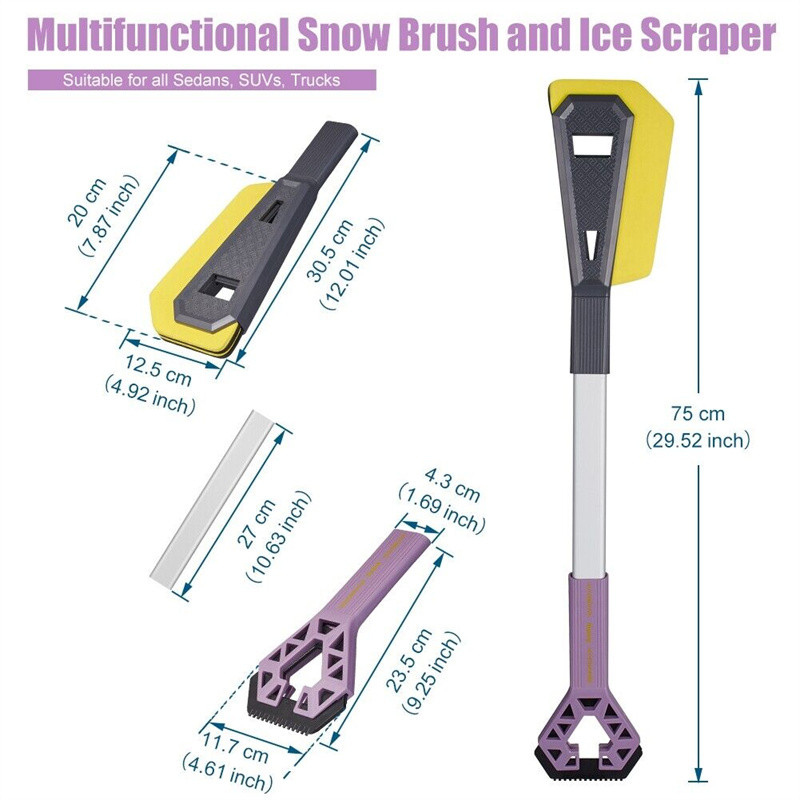 Auto jääkaabits esiklaasi jäämurdja kiirpuhastusklaasihari lumeeemaldi puhastusvahend auto aken talvine lumeharja labidas