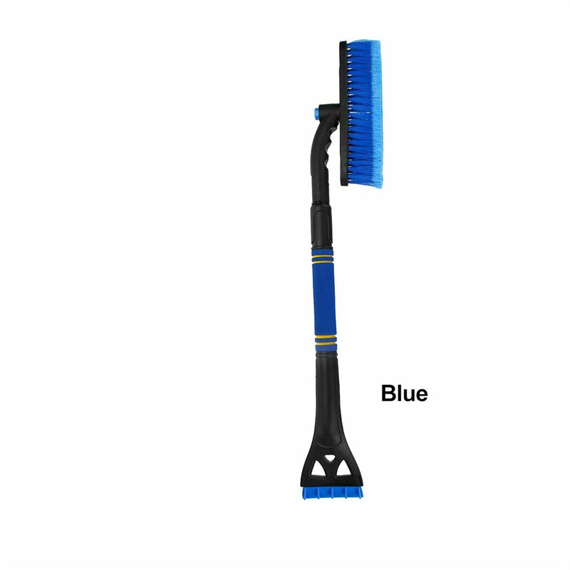 3 în 1 universal albastru galben detasabil mașină lopată pentru zăpadă racletă de gheață extensibilă pentru îndepărtarea prafului perie de curățare accesorii auto