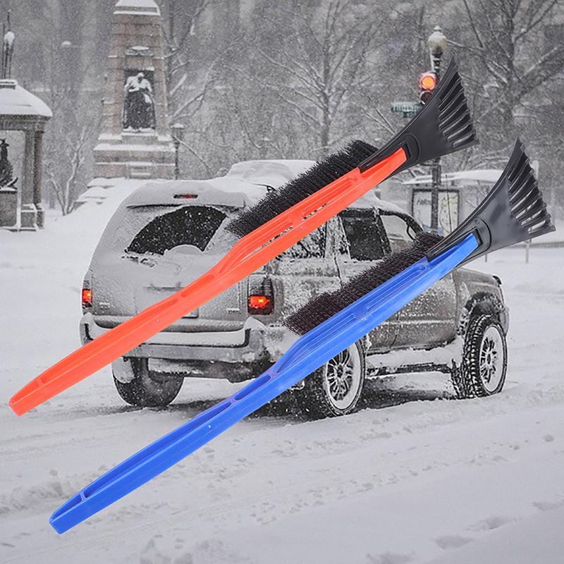 Lopată de măturat zăpadă pentru mașină detașabilă de iarnă Perie de curățare automată Dispozitiv de îndepărtare a racletei de gheață pentru parbriz automat