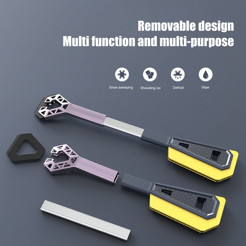 Automobilski strugač za led, vjetrobransko staklo, razbijač leda, brzo čišćenje, četka za staklo, alat za uklanjanje snijega, automatski prozor, zimska četka za snijeg, lopata, lopata NOVO