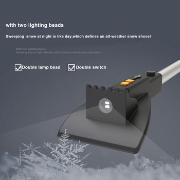 EAFC Ice Scraper Παρμπρίζ Ice Breaker Quick Clean Glass Brush Snow Remover Tool Auto Winter Winter Winter Snow Brush Shovel