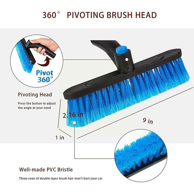 Răzuitor de zăpadă pentru mașină Parbriz automat Perie de curățare a zăpezii perie Lopată 2 Îndepărtare gheață de zăpadă în racletă 1 Instrument de răzuit iarna C6I4