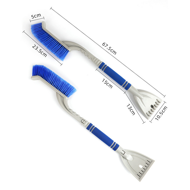 2 σε 1 Universal Ice Scraper Car Snow Dust Remover Frost Windshield Glass Ice Removing Brush Shovel Car Snow Dust Remover