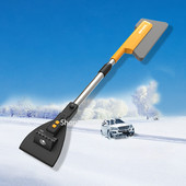 Πολυλειτουργικός ξύστρος πάγου αυτοκινήτου 2 σε 1 Φτυάρι αφαίρεσης χιονιού Εργαλείο αφαίρεσης πάγου διπλής κεφαλής για αυτοκίνητα Παρμπρίζ φορτηγού