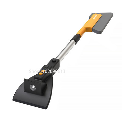 Πολυλειτουργικός ξύστρος πάγου αυτοκινήτου 2 σε 1 Φτυάρι αφαίρεσης χιονιού Εργαλείο αφαίρεσης πάγου διπλής κεφαλής για αυτοκίνητα Παρμπρίζ φορτηγού