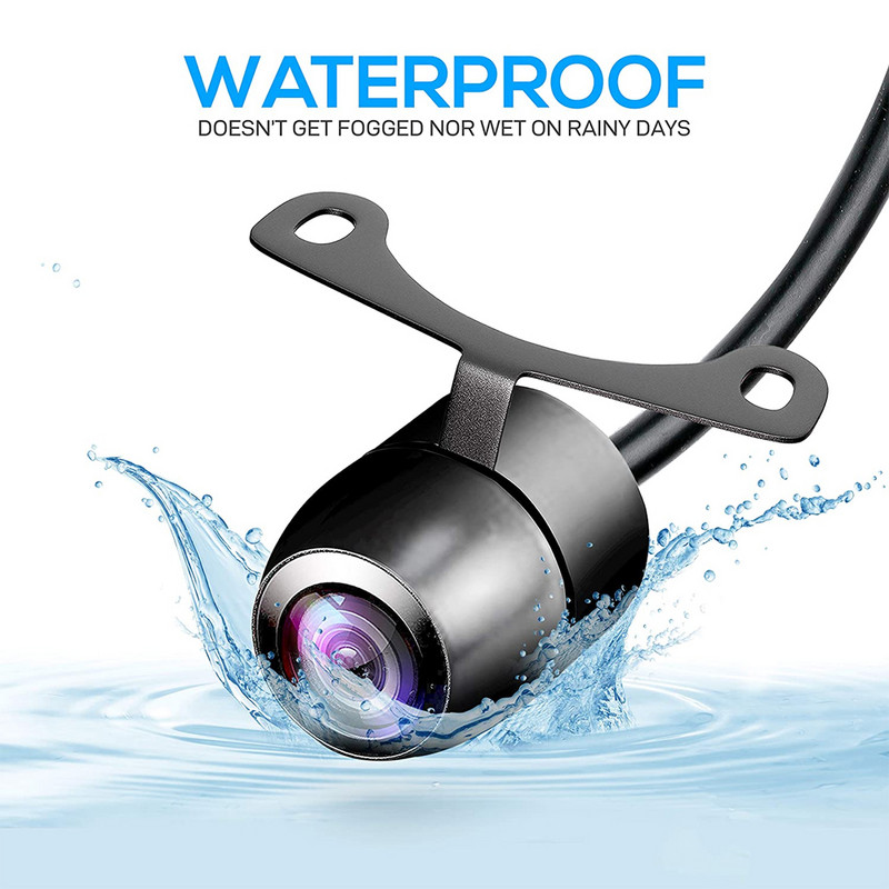 Auto tahavaatekaamera öönägemine tagurdamise automaatne parkimiskaamera IP68 veekindel CCD LED automaatne varumonitor 170-kraadine HD-pilt