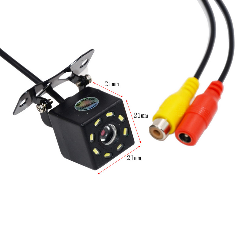 Κάμερα οπισθοπορείας αυτοκινήτου ευρείας μοίρας 4,3" TFT LCD οθόνη ή οθόνη Αδιάβροχη Night Vision Reversing Backup 2In1 Parking Revere