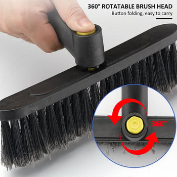 3 σε 1 Snow Brush Ice Scraper Car Retractable Snow Shovel Brush Ανθεκτικό εργαλείο αφαίρεσης χιονιού για πόρτα παραθύρου SUV αυτοκινήτου