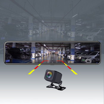 DVR за кола, огледало за обратно виждане, записващо устройство, 4K видео, 12-инчова камера за управление, WIFI GPS следа, Sony IMX415 Ultra HD 3840*2160P камера за приложение за телефон