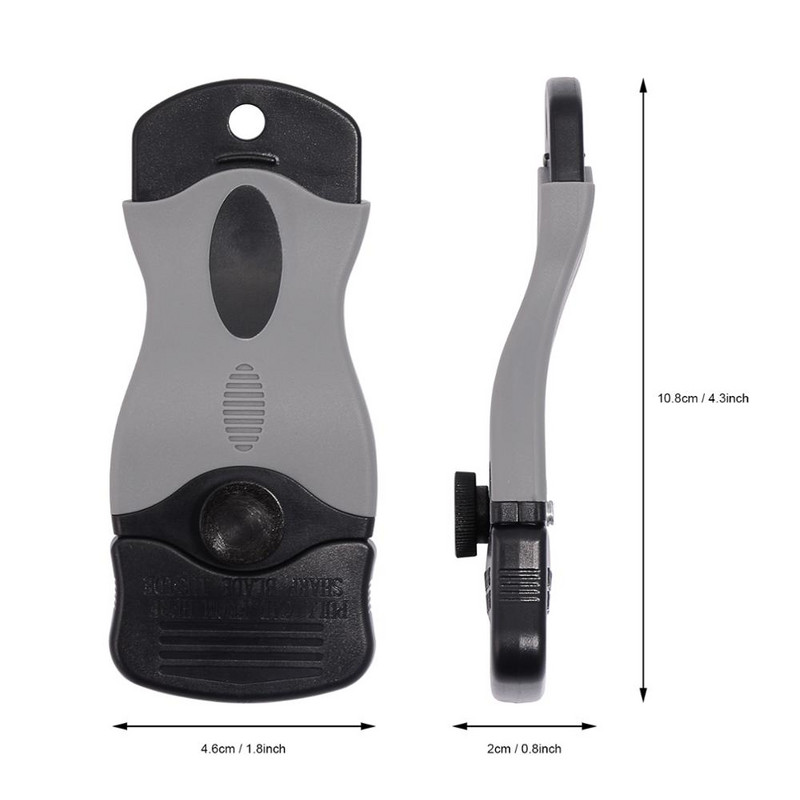 EHDIS Autocolant de nuanță pentru geamuri de mașină Racletă pentru curățarea gheții Racletă Film din fibră de carbon Decal Adeziv Instrument de îndepărtare a zăpezii Accesorii de uz casnic