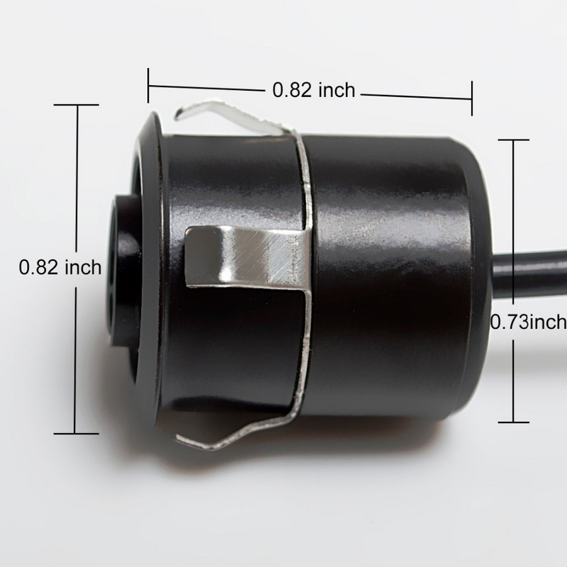 Κάμερα οπισθοπορείας Hippcron Rearview Car Infrared Night Vision 8LED Car Reversing Auto Parking Monitor CCD αδιάβροχο βίντεο HD