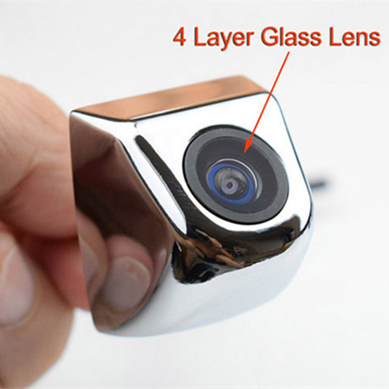 Cameră spate pentru mașină Cameră inversă și față și cu infraroșu Viziune nocturnă pentru monitor de parcare Camera video CCD rezistentă la apă de ré