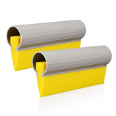 FOSHIO 14cm turbo kaabits kummist teraga jääkaabits Sõiduki esiklaasi veepuhasti puhastus lumelabidas auto kile eemaldamise tööriistad