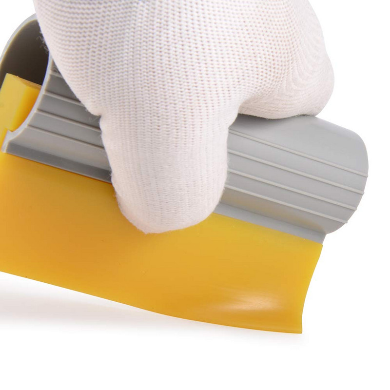 FOSHIO 14cm turbo kaabits kummist teraga jääkaabits Sõiduki esiklaasi veepuhasti puhastus lumelabidas auto kile eemaldamise tööriistad