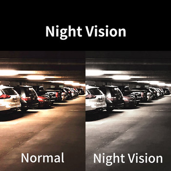 Κάμερα οπισθοπορείας Hippcron Υπέρυθρη νυχτερινή όραση αυτοκινήτου οπισθοπορείας για στάθμευση CCD Αδιάβροχο HD Universal 170 μοιρών αυτόματη αναστροφή