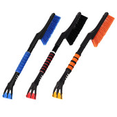 Crni/plavi/narančasti 2 u 1 strugač za automobil, vjetrobransko staklo, lopata za snijeg, odvojivi automatski strugač za led, alat za čišćenje četke za uklanjanje snijega