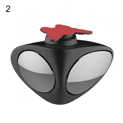 Automašīnas platleņķa 360 grādu rotācija aklās zonas atpakaļskata priekšējā riteņa izliekts spogulis