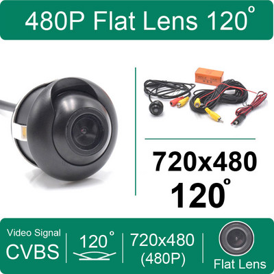 XCGaoon Fisheye 170 de grade AHD / CVBS 720P 1080P Cameră de parcare pentru mașină, față, laterală, spate, vedere nocturnă, impermeabilă, pentru parcare