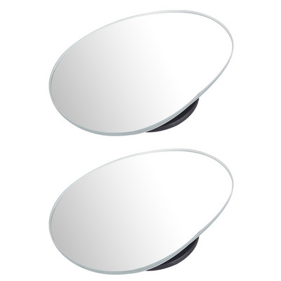 2Pcs Car Mirror Blind Spot Mirror Extra Wide Angle Auto Rearview Mirror 360 Degree Adjustable Wide-Angle HD Convex Mirror