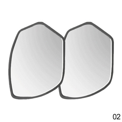 Oglindă pentru unghiul mort HD de 360 de grade, reglabilă, 2 buc. Oglindă convexă retrovizoare pentru mașină pentru oglindă cu unghi larg inversat pentru parcare fără rame