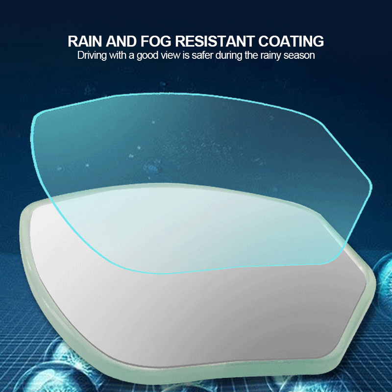 Oglindă pentru unghiul mort HD de 360 de grade, reglabilă, 2 buc. Oglindă convexă retrovizoare pentru mașină pentru oglindă cu unghi larg inversat pentru parcare fără rame