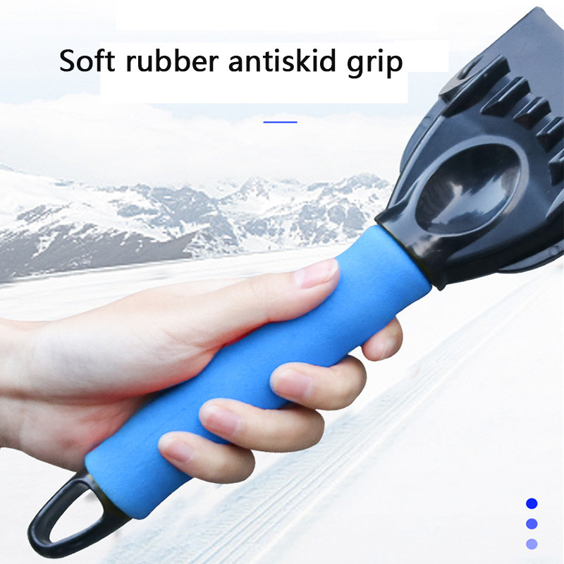 Auto lumelabidas jääkaabitsa puhastustööriist sõiduki esiklaasi sulatamiseks lumeeemalduse kaabitsahari talvine auto lisavarustus