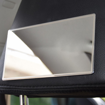 1 τμχ Καθρέφτης αυτοκινήτου από γυαλισμένο ανοξείδωτο ατσάλι υψηλής ποιότητας για ασφαλή οδήγηση, ορθογώνιο ή οβάλ καθρέφτη αυτοκινήτου με τυφλό σημείο