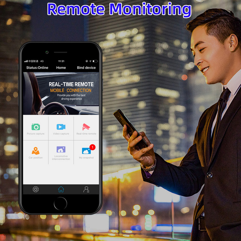 Bluavido 10" 4G Android 8.1 Dashcam Navigatie GPS ADAS Oglinda retrovizoare pentru masina Camera Full HD 1080P Inregistrator video auto DVR WiFi BT