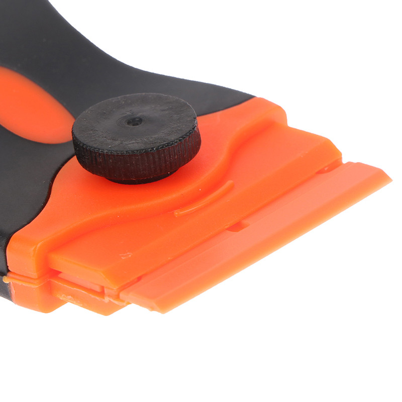 Autocolant sticla geamuri auto Curăţare ecran mobil Curăţare cu cap dublu Scraper Glue Screegee Remover Cleaner