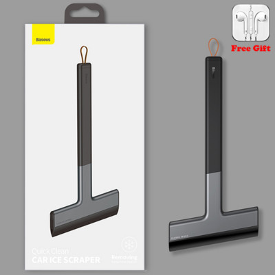 Racletă de gheață Baseus Îndepărtarea zăpezii Parbrizul mașinii Geamuri Instrument de curățare a zăpezii Instrument de răzuit TPU Dispărător de gheață automat Lopată de zăpadă Iarnă