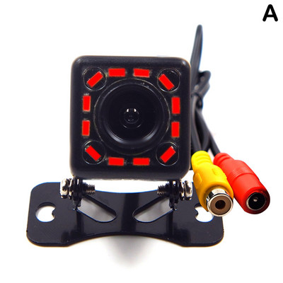 Κάμερα οπίσθιας όψης αυτοκινήτου 12 LED νυχτερινής όρασης Οθόνη αυτοκινήτου με όπισθεν Οθόνη στάθμευσης CCD Αδιάβροχο HD βίντεο Κάμερα οπισθοπορείας αυτοκινήτου Ευρεία μοίρα