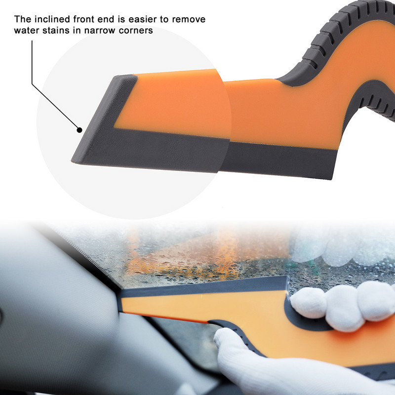 EHDIS 1/2 buc lame de apă din silicon pentru ștergător de cauciuc racletă de curățare geamuri de sticlă auto racletă spălare parbriz îndepărtare lopată de zăpadă