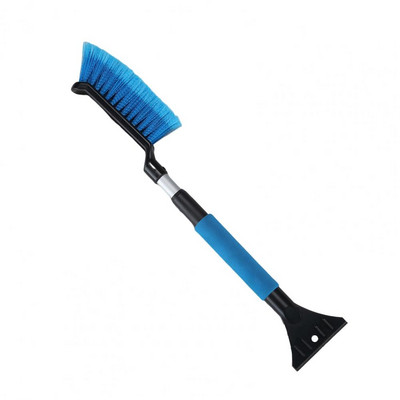 Perie de zăpadă 2 în 1, multifuncțională extensibilă pentru geamurile mașinii Racletă pentru îndepărtarea zăpezii Perie pentru parbriz auto care economisește muncă