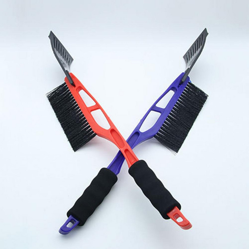 Strugač leda za vjetrobransko staklo Dobar 2 u 1 četka za struganje leda za vjetrobransko staklo, snijeg i mraz, prijenosni skidač leda s prozora