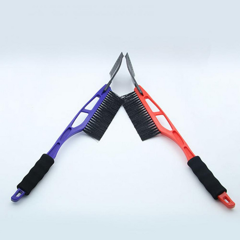 Strugač leda za vjetrobransko staklo Dobar 2 u 1 četka za struganje leda za vjetrobransko staklo, snijeg i mraz, prijenosni skidač leda s prozora