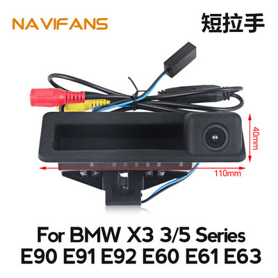 Navifans 8 LED-uri Cameră universală pentru vedere spate pentru mașină 170 grade HD Video Viziune nocturnă inversare Monitor parcare auto CCD rezistent la apă