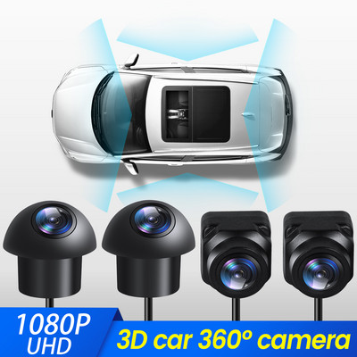 Navifans 8 LED-uri Cameră universală pentru vedere spate pentru mașină 170 grade HD Video Viziune nocturnă inversare Monitor parcare auto CCD rezistent la apă