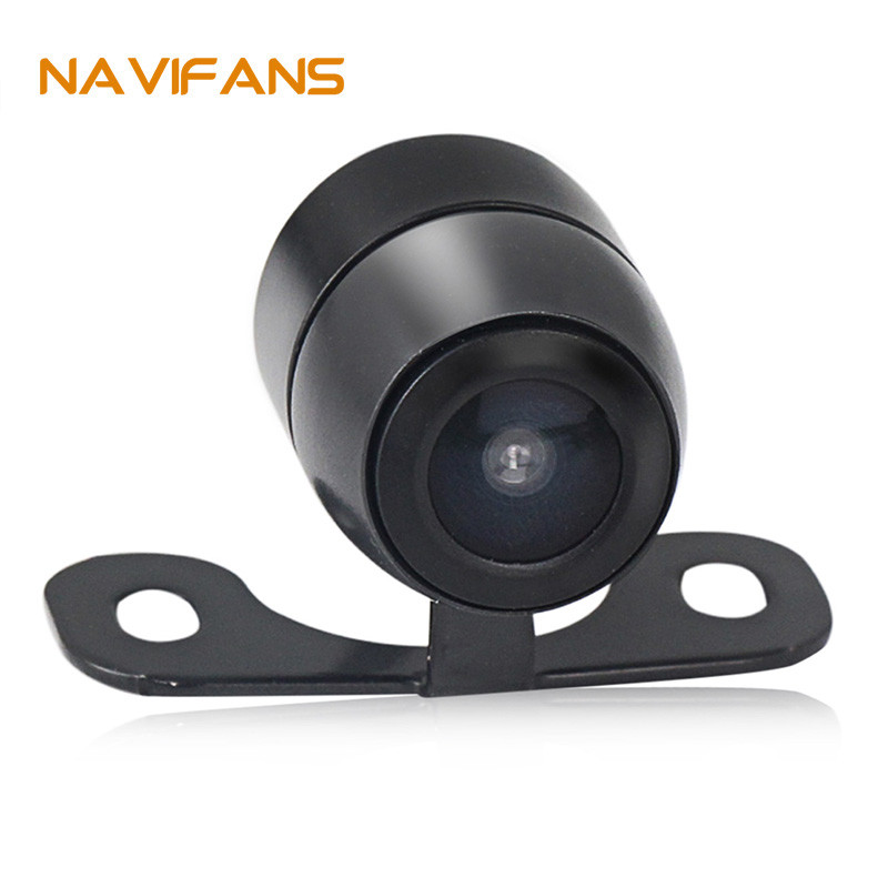 Navifans 8 LED-uri Cameră universală pentru vedere spate pentru mașină 170 grade HD Video Viziune nocturnă inversare Monitor parcare auto CCD rezistent la apă