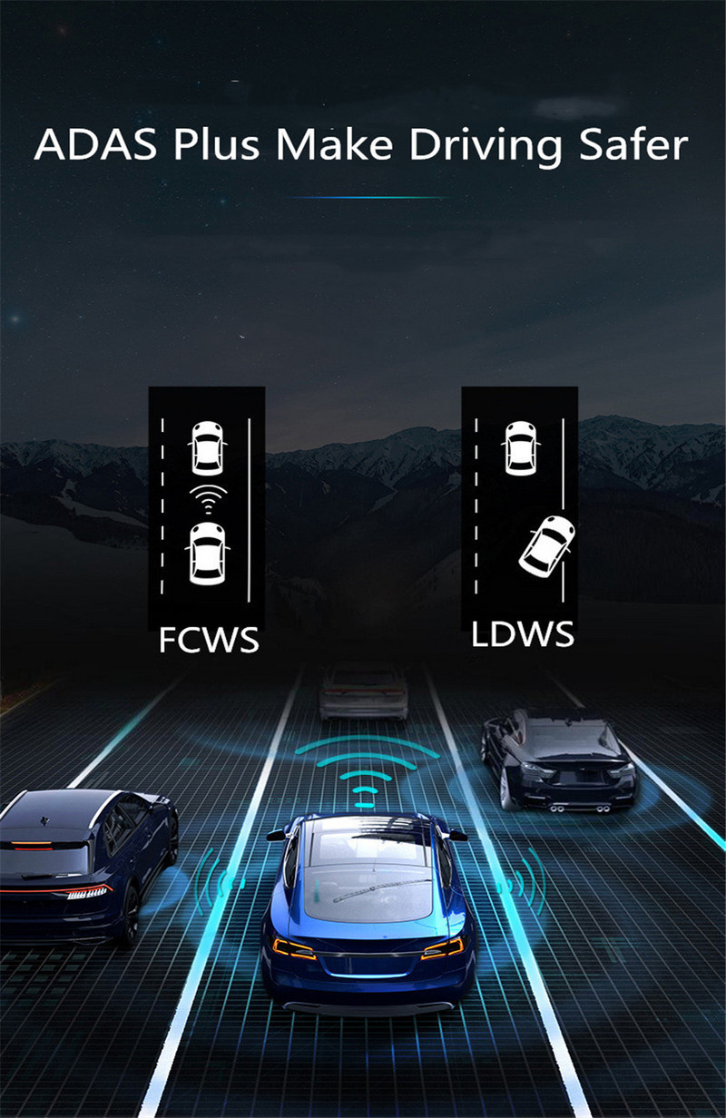 Εγγραφή βίντεο 3 ιντσών DVR αυτοκινήτου 3K UHD 2560P*1600P Αναδιπλούμενη Περιστρεφόμενη Κάμερα Ταμπλό WIFI/ADAS Δίπλους φακούς Νυχτερινής όρασης Εγγραφή 24ωρης στάθμευσης