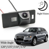 Κάμερα πίσω όψης CCD HD AHD Fisheye για Audi Q5 8R 2008 2009 2010 2011 2012 2013 2014 2015 2016 2017 Backup Car Reverse Monitor